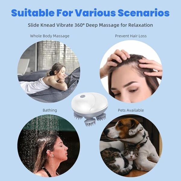 Electric Scalp Massager for Stress Relax and Pain Relief. - Image 6
