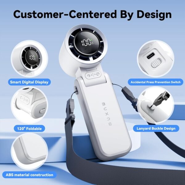 Premium Mini Turbo Fan – 3600mAh . - Image 2