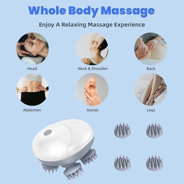 Electric Scalp Massager for Stress Relax and Pain Relief. - Image 5